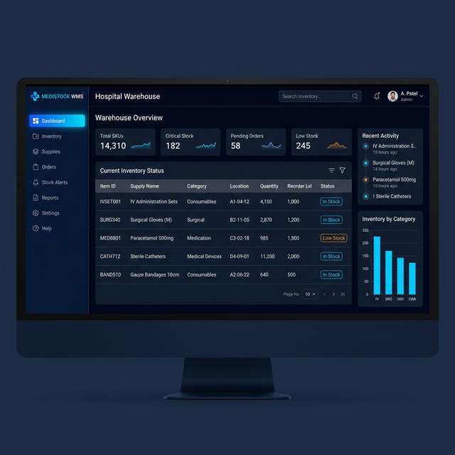 Hospital Warehouse Management System